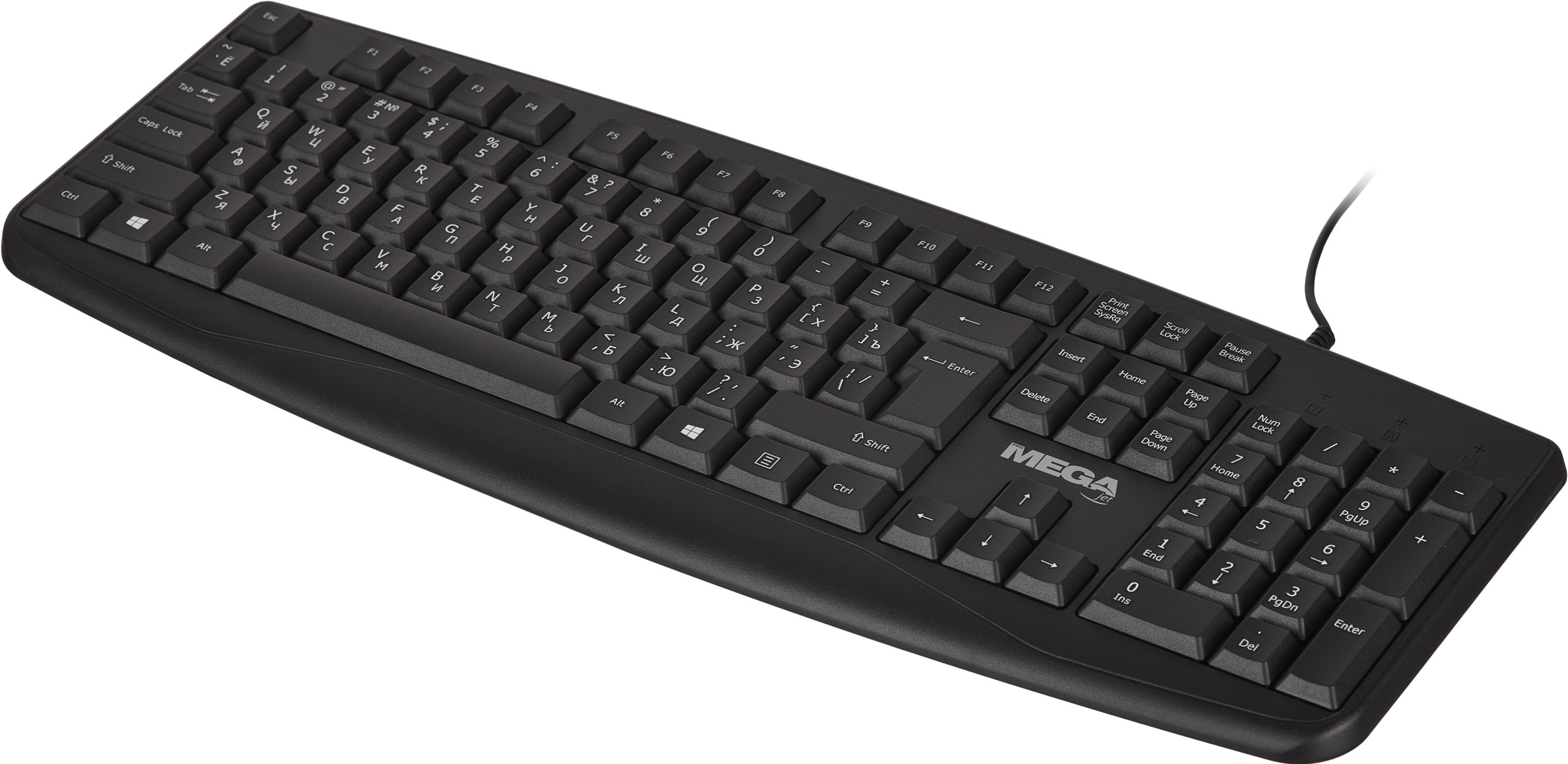 Клавиатура E-KB721 черная, USB, 104кн BT-JKB-003/E-KB721 - фото 7