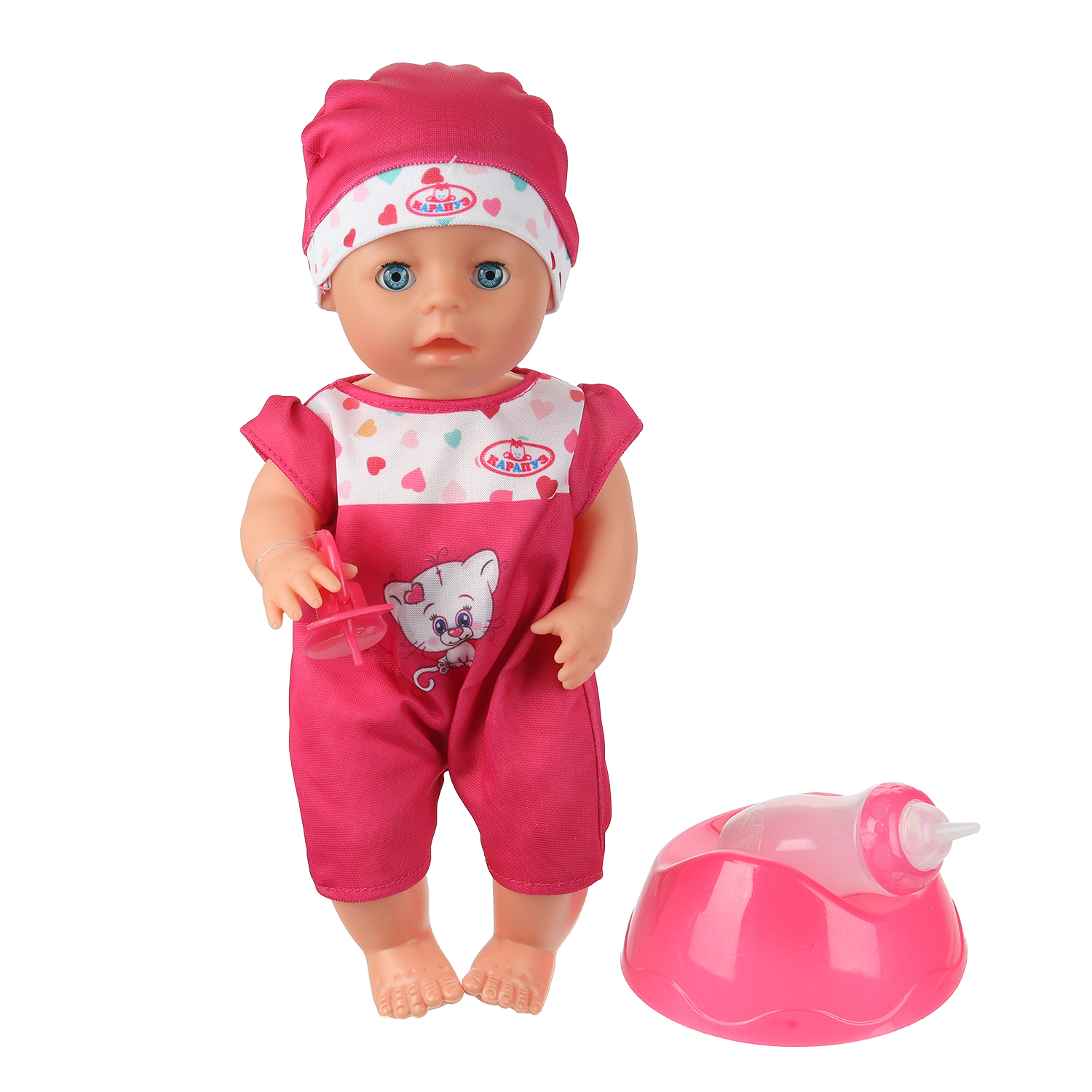 Кукла пупс Карапуз высота 30 см 400013 - фото 2