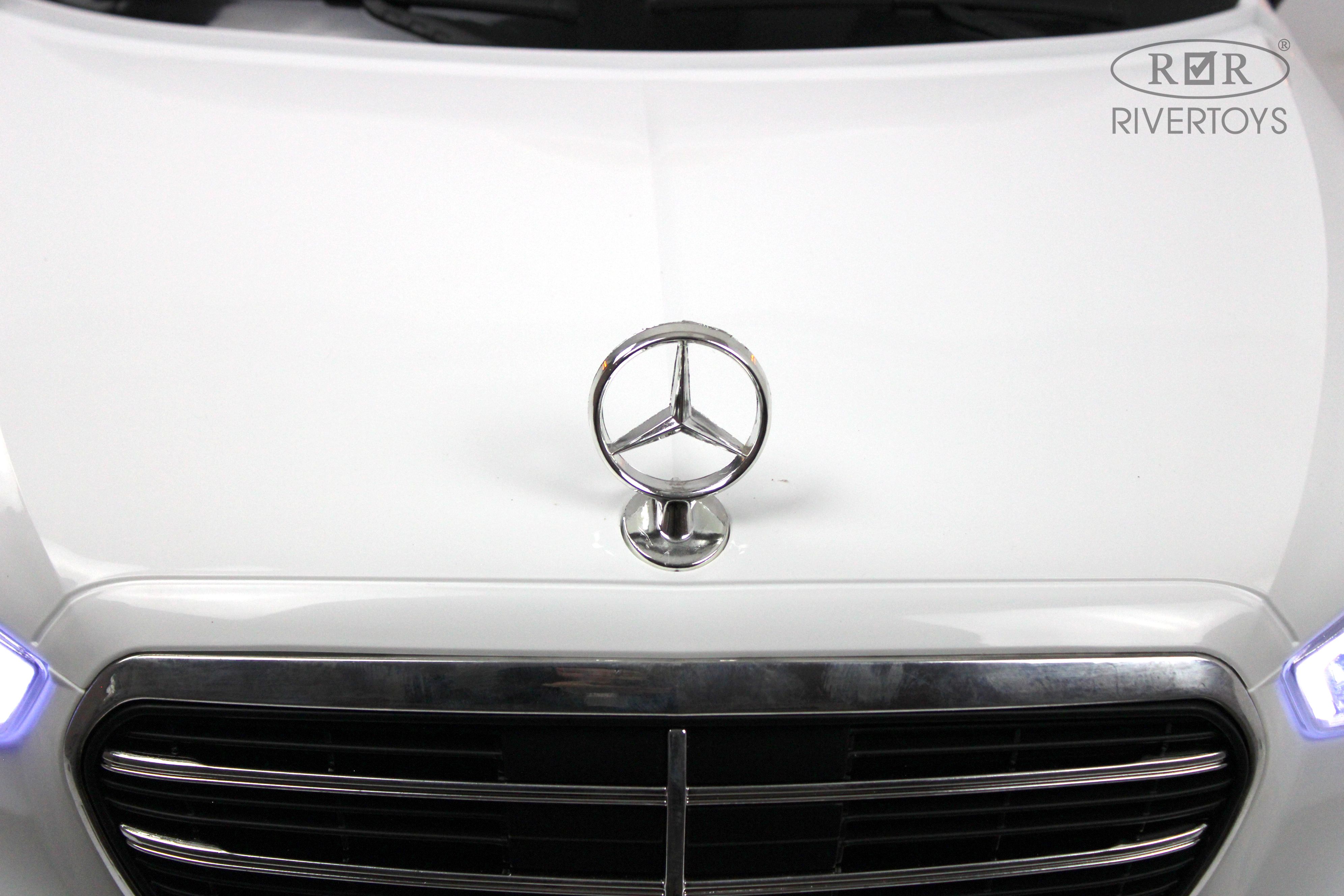 Электромобиль RIVERTOYS Mercedes М333БХ-WHITE С пультом ДУ - фото 5