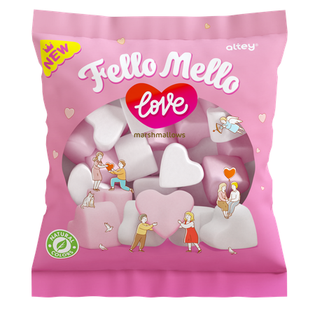 Зефир жевательный FELLO MELLO Marshmallows Love 85г