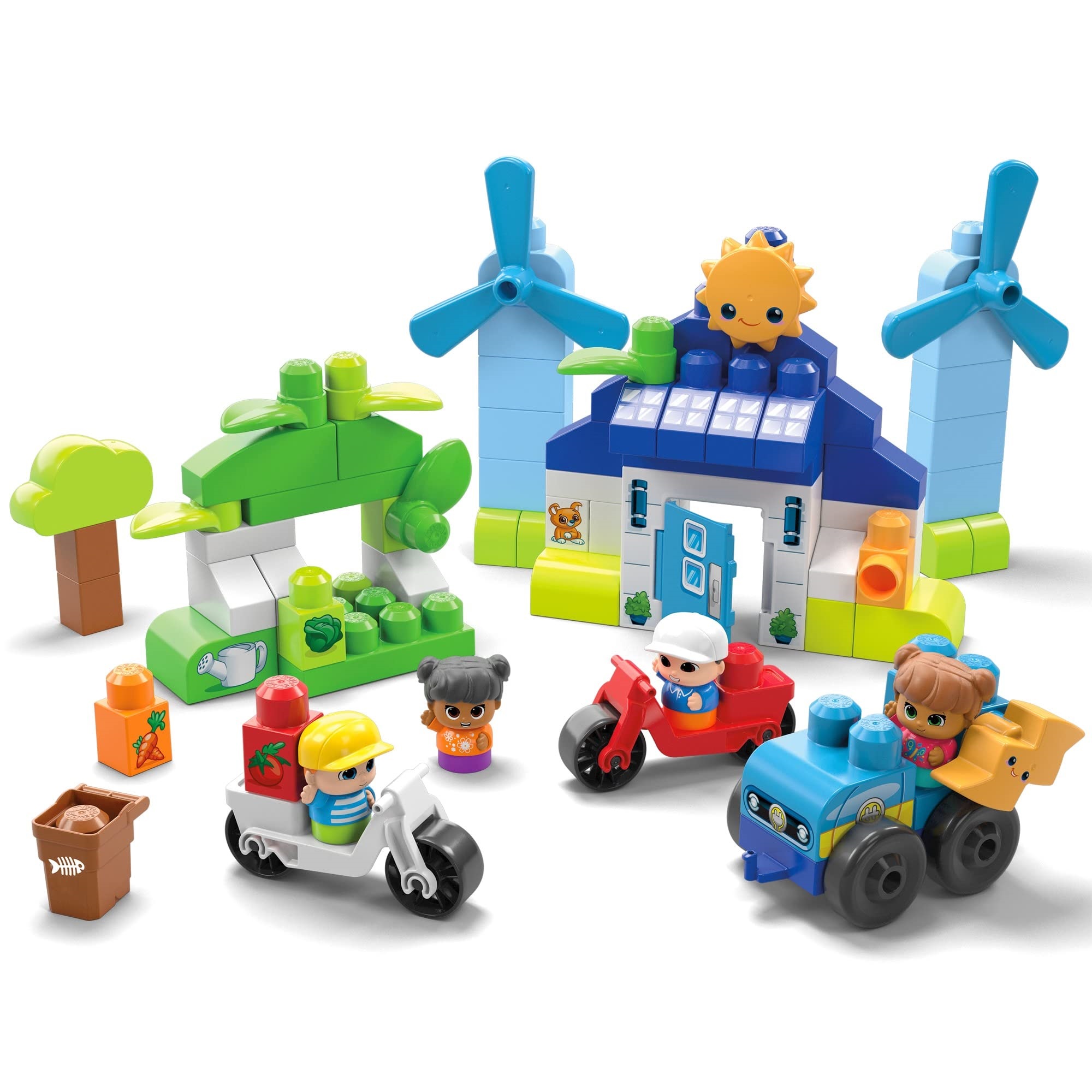 Конструктор Mega Bloks Green Town Build and Learn блочный - фото 1