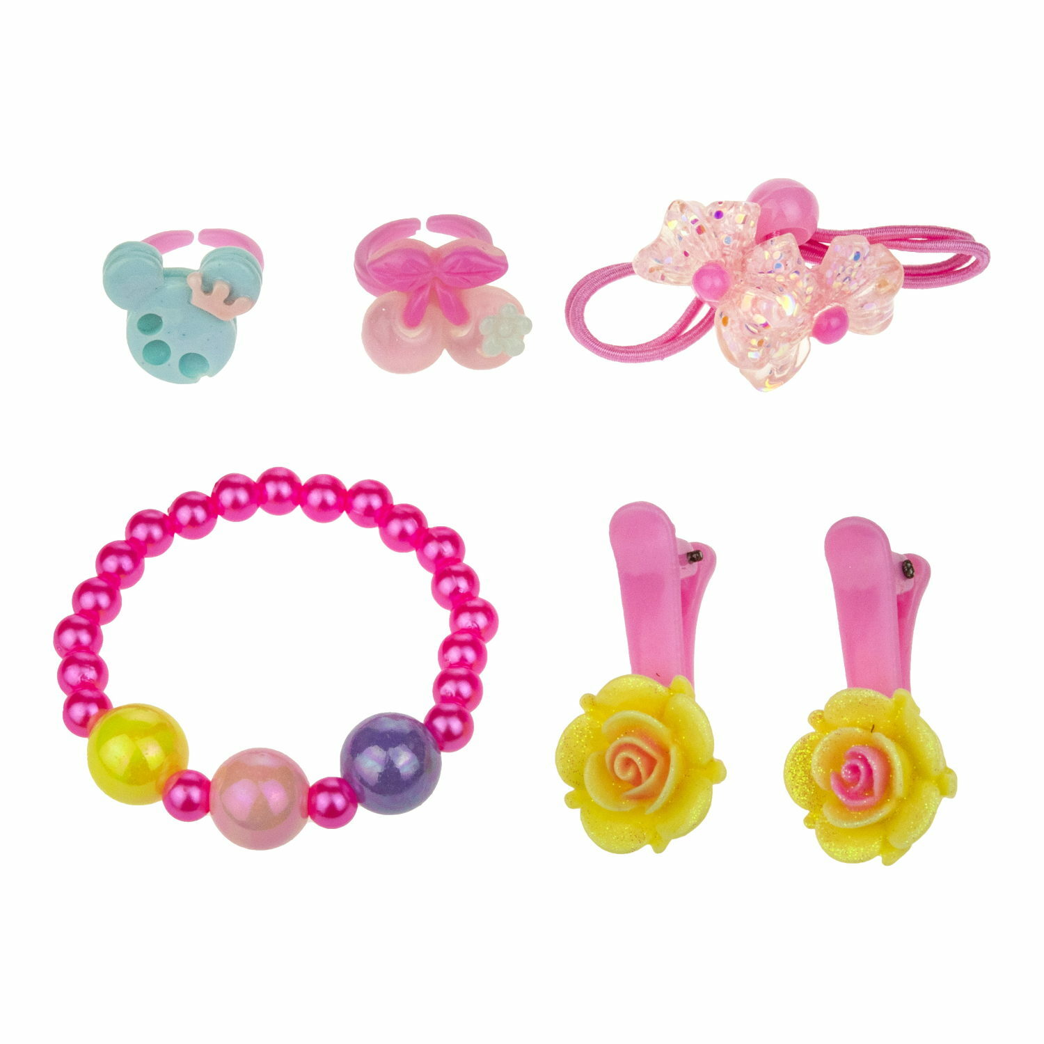 Набор бижутерии 1TOY Sweet heart Bijou цветочки Т21037-1 - фото 2