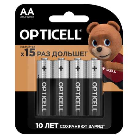 Батарейки AA OPTICELL Basic 4шт пальчиковые