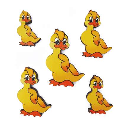 Игрушка Нескучные игры рамка-вкладыш Монтессори Утята