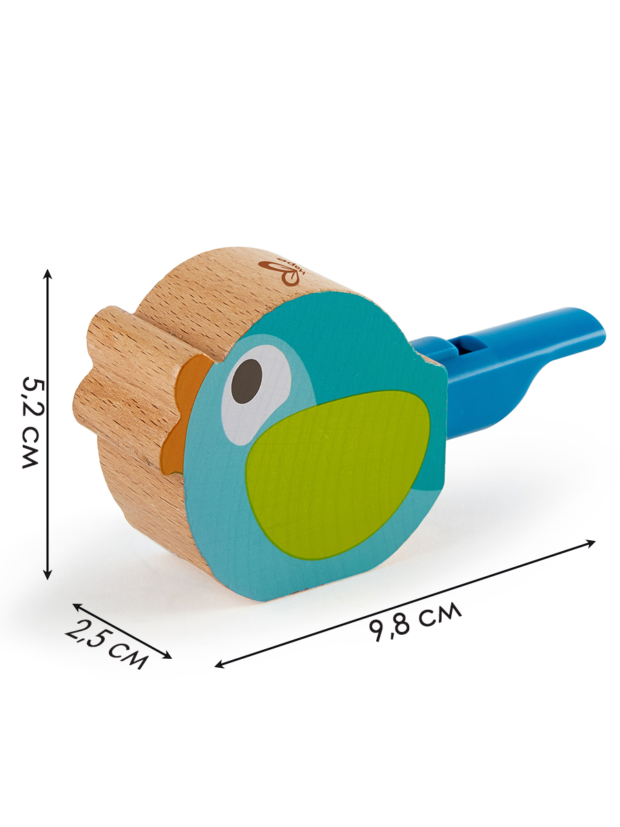 Детская музыкальная игрушка Свистулька "В лесу", зеленая, E0472_HP - фото 3