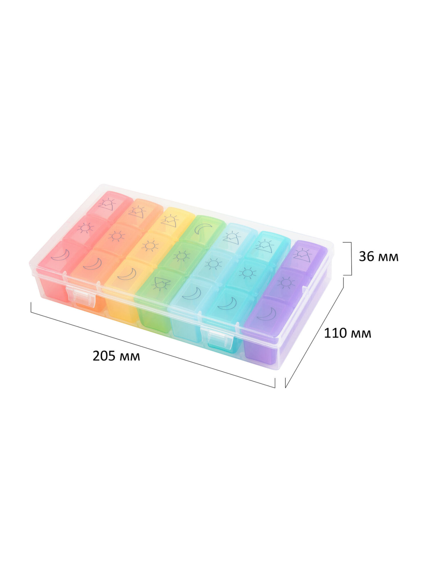 Таблетница DASWERK на неделю 3 приема - фото 13