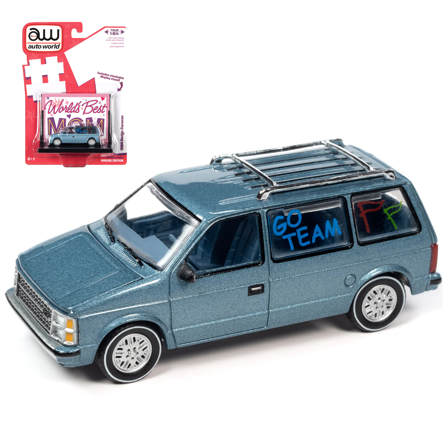 Автомобиль Johnny Lightning Dodge 1:64 AWAC017-MOM - фото 1