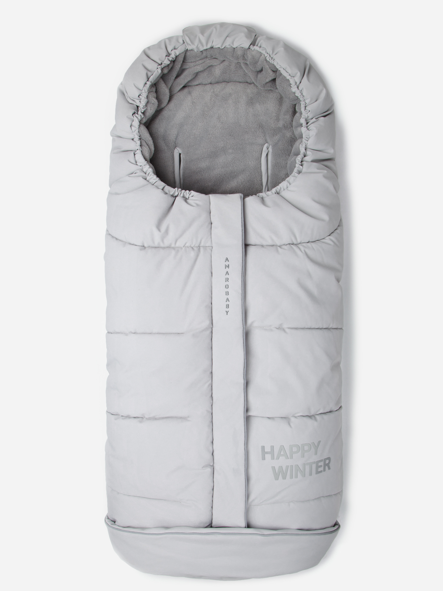 Конверт в коляску Amarobaby POLAR серый - фото 4