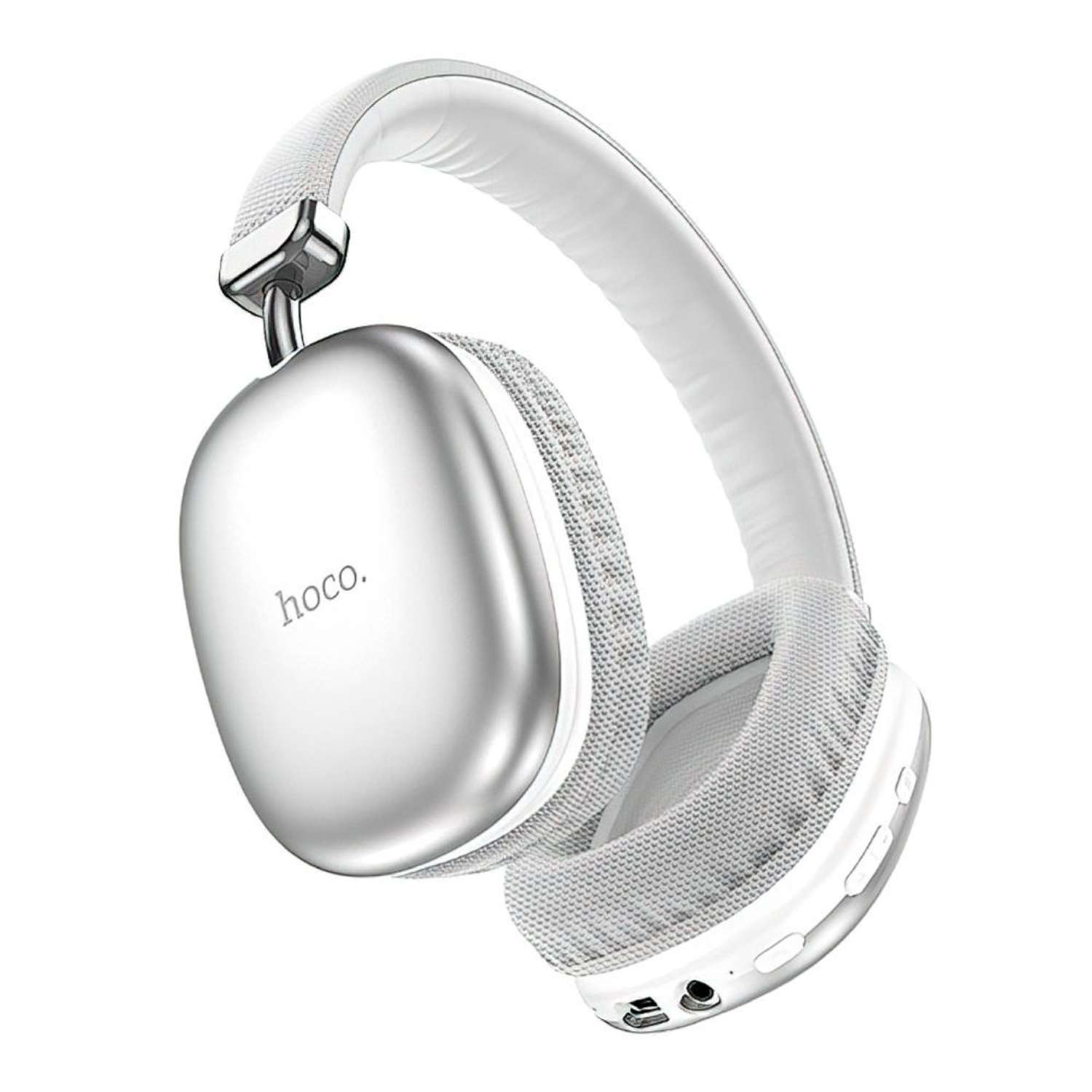 Bluetooth-гарнитура hoco W35 BT 5.3 AUX microSD белый - фото 4