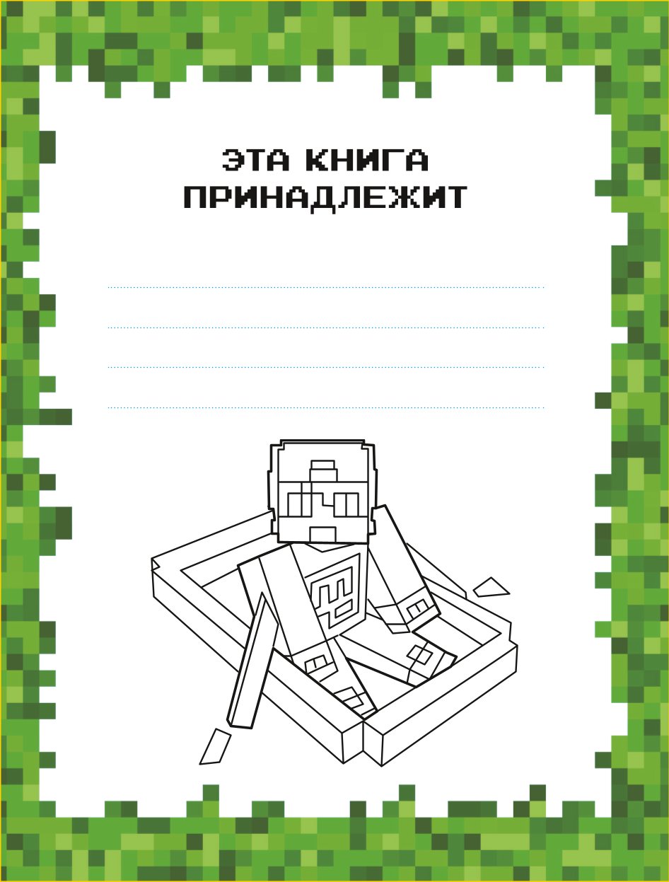 Книга Скетчбук майнкрафтера Евген Бро Диана Маша - фото 2