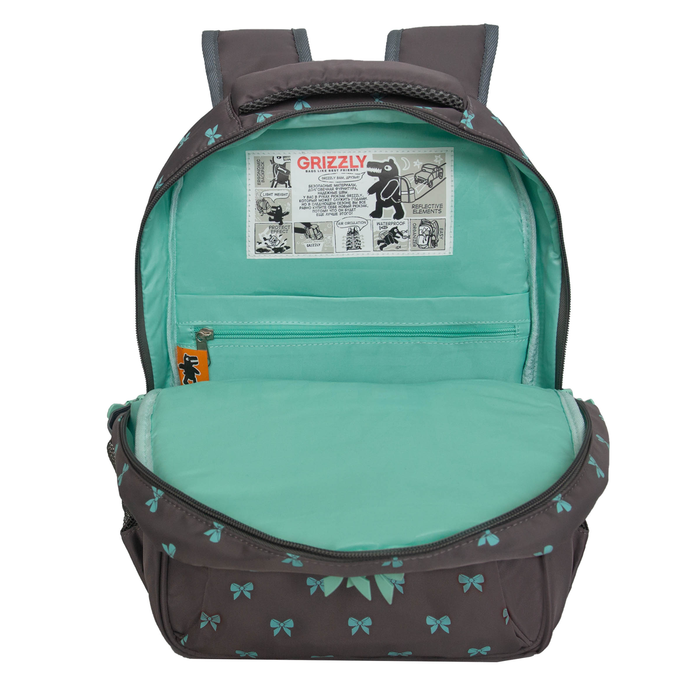 Рюкзак Grizzly для девочки - фото 4