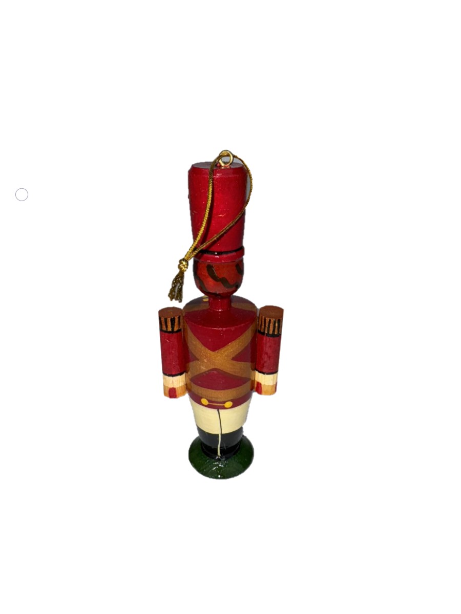 Елочная игрушка Хохлома Оптом деревянная фигурка Гусар - фото 2