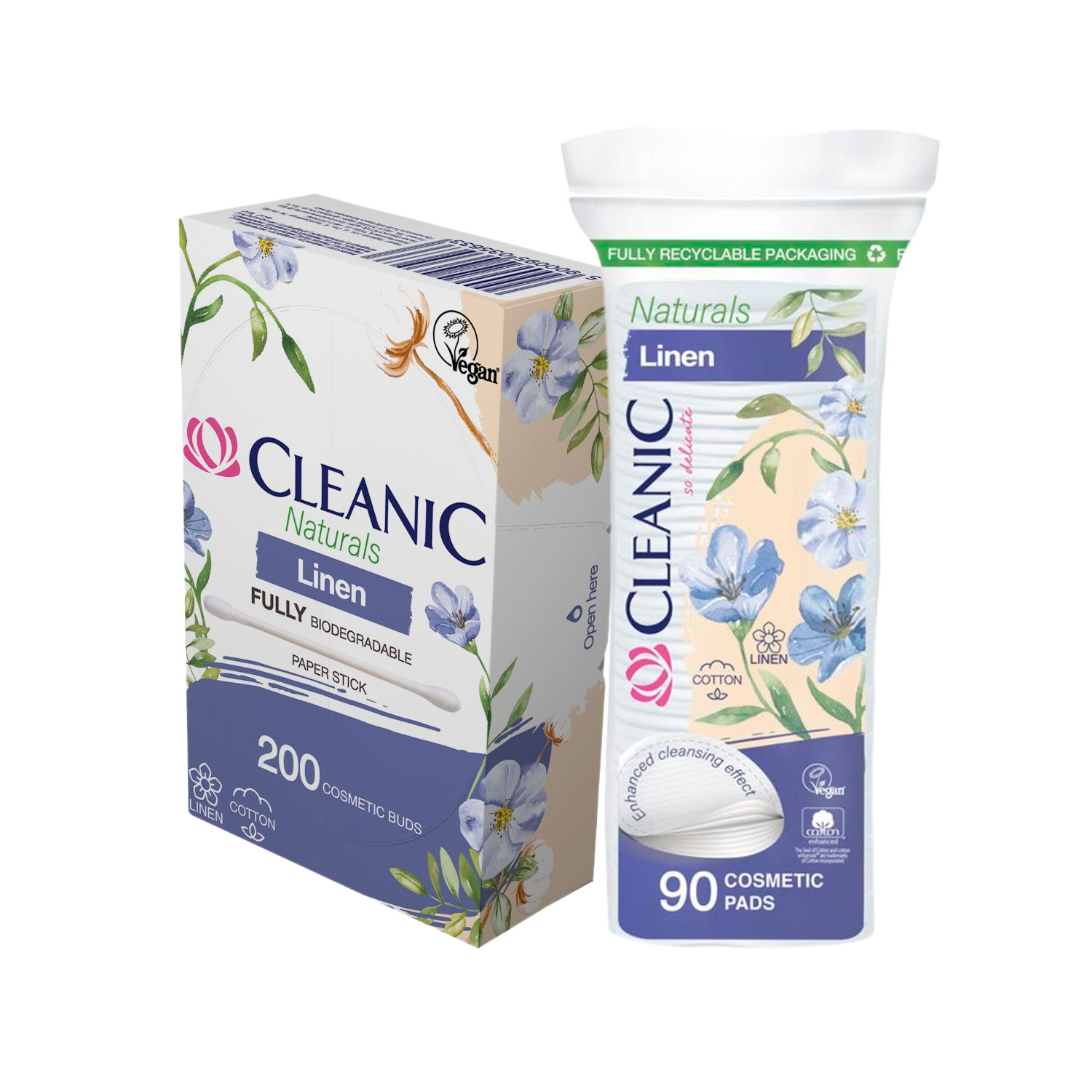 Ватные диски Cleanic 200 шт. - фото 1