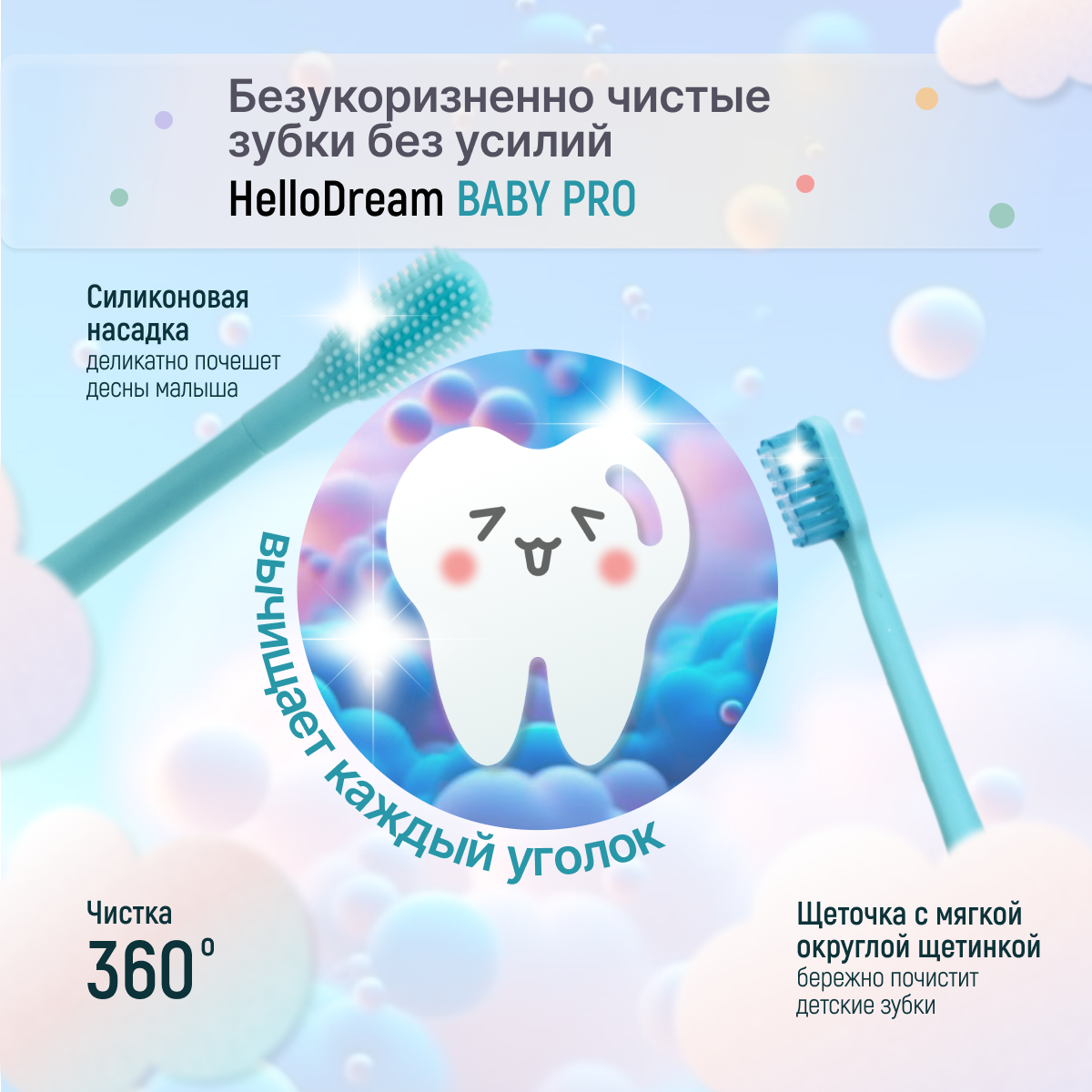Зубная щетка электрическая HelloDream - фото 5