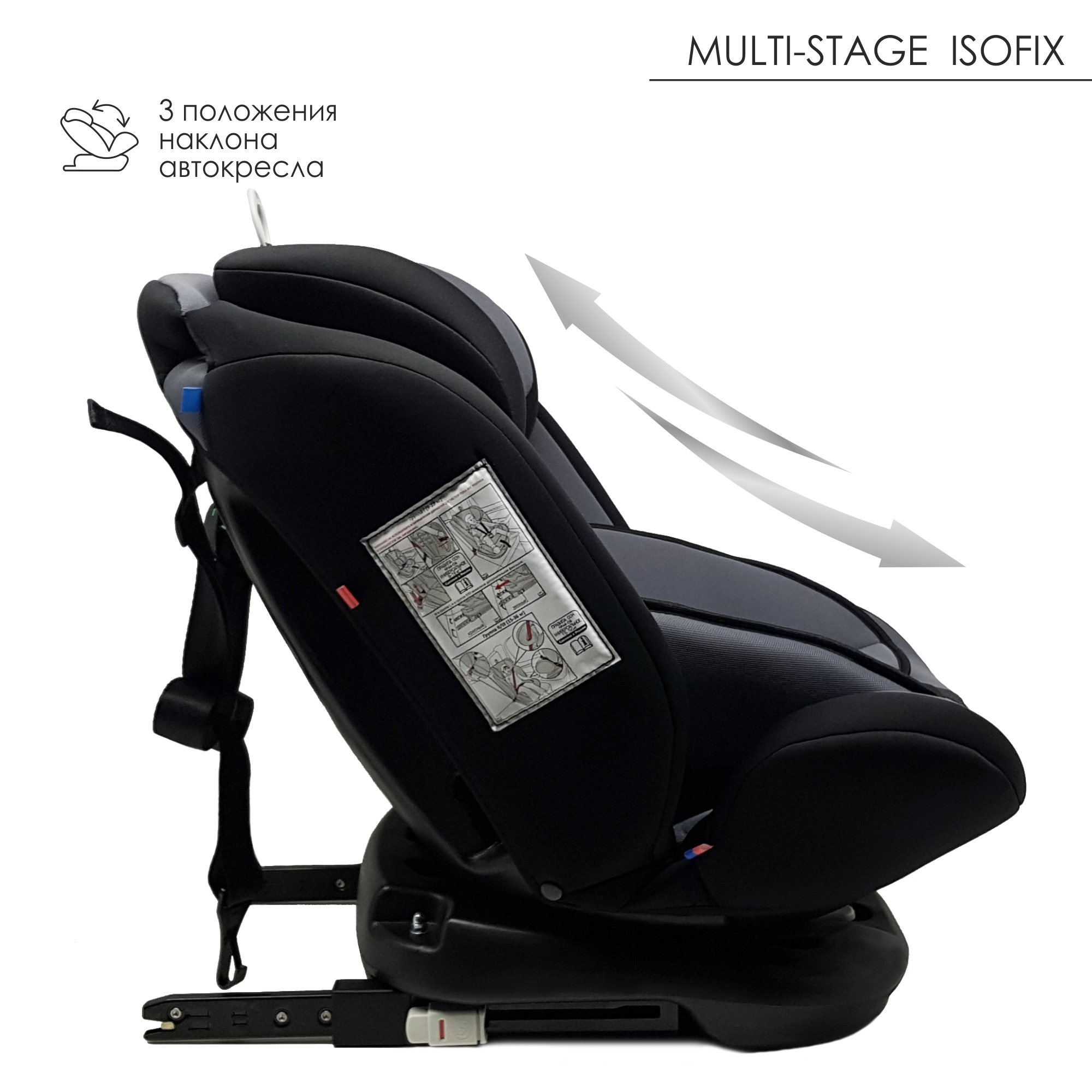 Автокресло Babyton Multi-Stage Isofix 0+/1/2/3 (0-36 кг) - фото 5