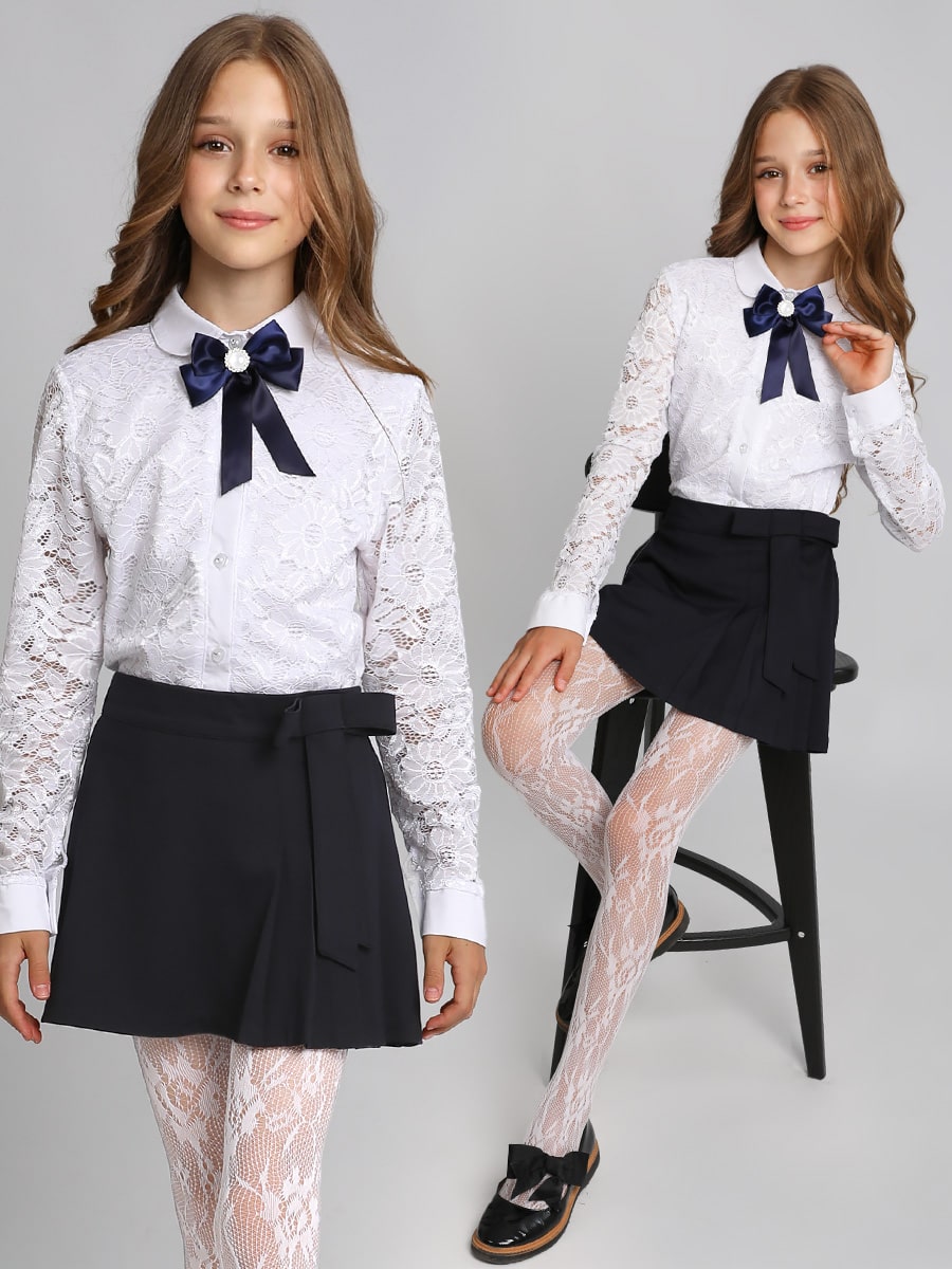 Блузка Соль и Перец sp008.1белый - фото 12