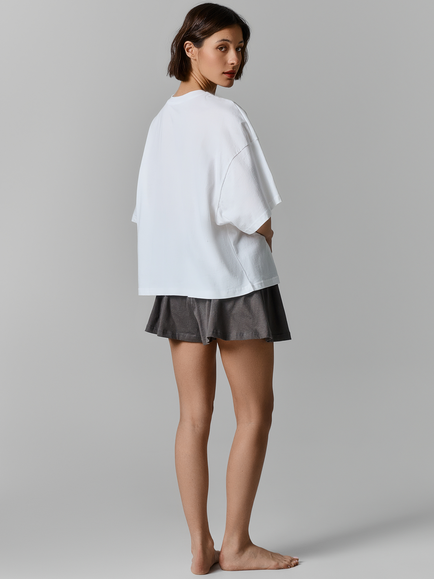 Пижама Mark Formelle (Марк Формэль) 592666/белый +потертости на сером - фото 3