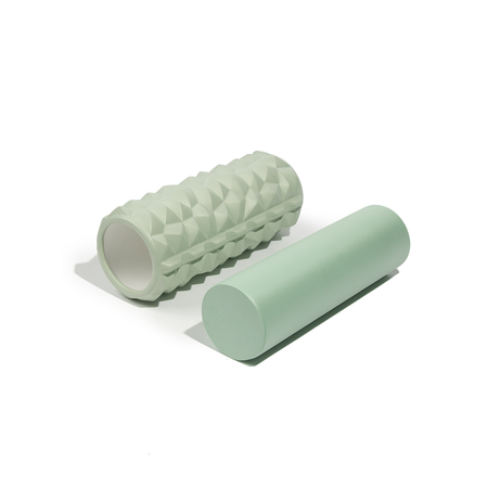Ролик массажный для йоги 2 в 1 GreaTime rollergreen2in1