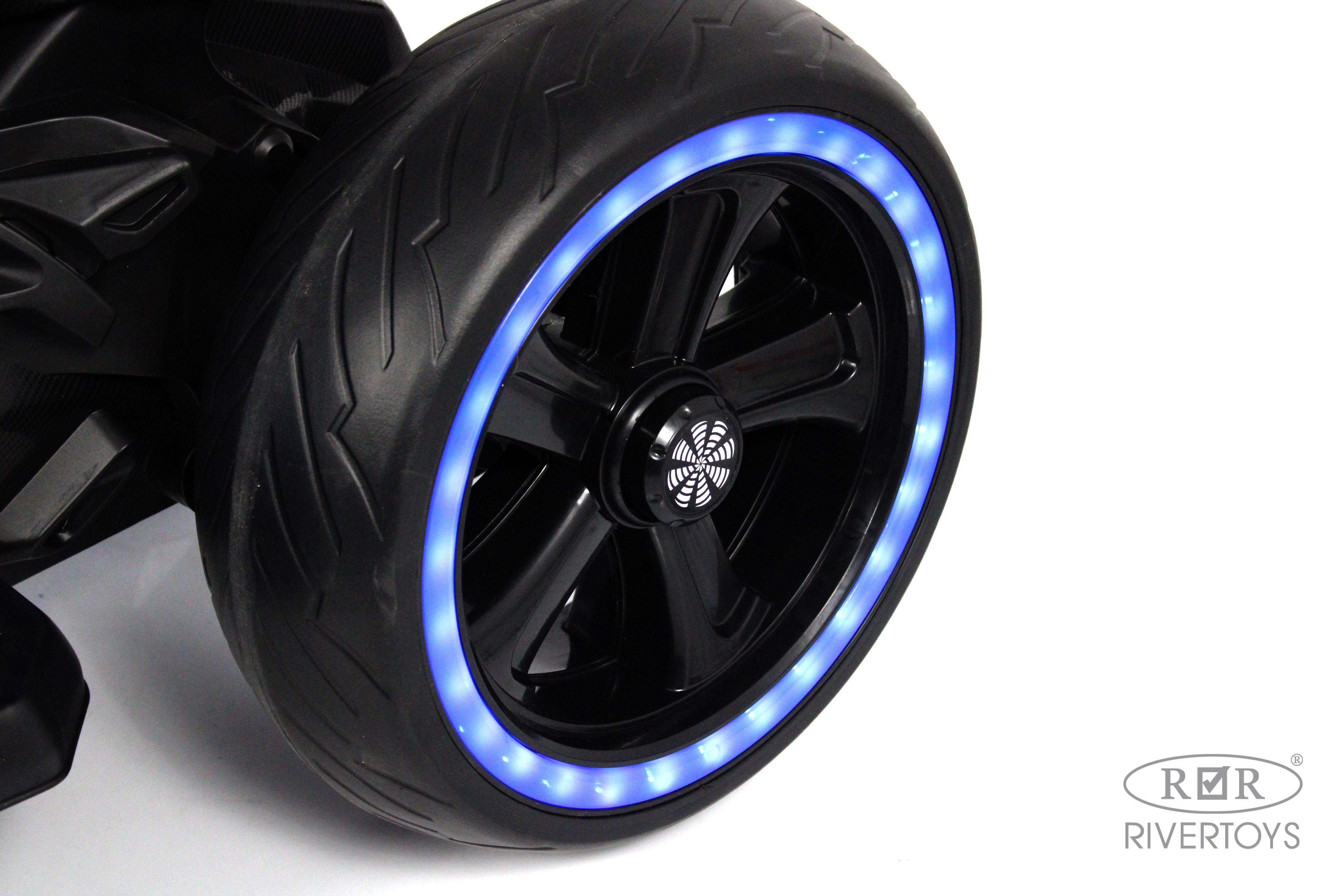 Электромотоцикл RIVERTOYS М777БХ-BLUE - фото 16