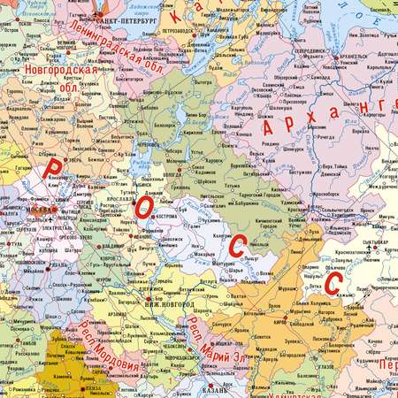 Карта России РУЗ Ко Российская Федерация
