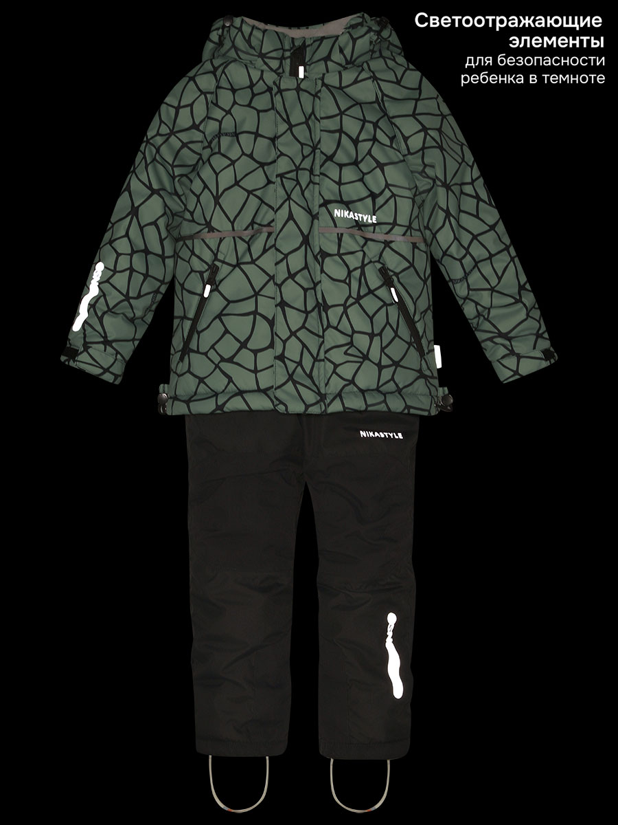 Костюм NIKASTYLE 7з2725 полынь/черный - фото 17
