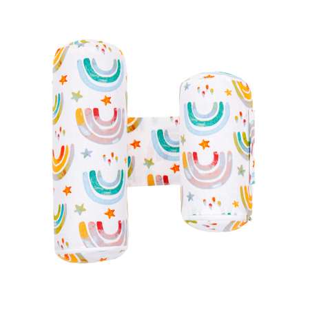 Подушка для боковой поддержки AmaroBaby Nature Anatomy с лузгой гречихи Rainbow