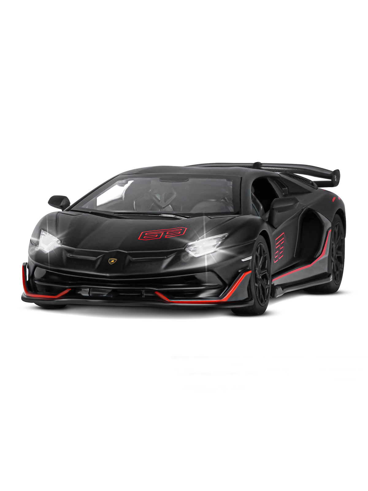 Автомобиль АВТОпанорама Lamborghini Aventador SVJ 1:24 JB1251511 - фото 14