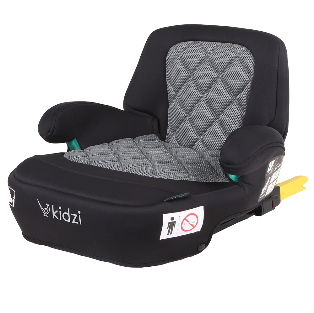Автокресло Kidzi BRO i-SIZE Isofix 3 (22-36 кг) серый - фото 4
