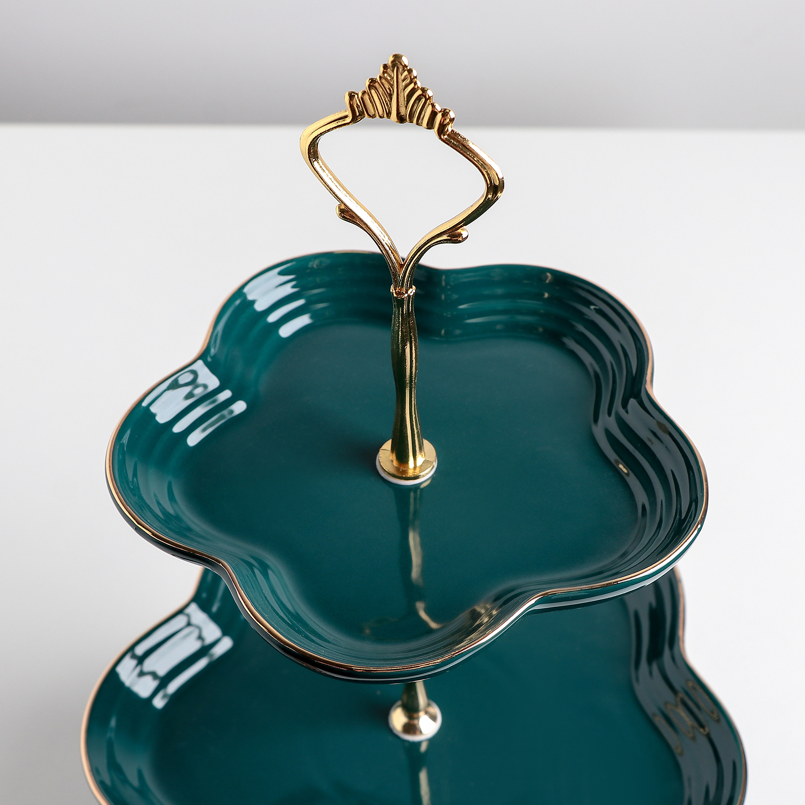 Блюдо 3-х ярусное Sima-Land «Изумруд» - фото 2