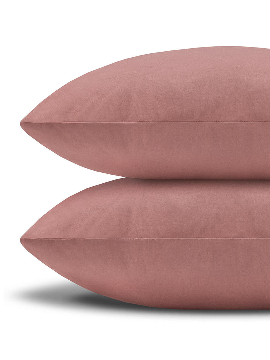 Наволочка BRAVO поплин терракот 70 x 70 см 2 шт. - фото 1