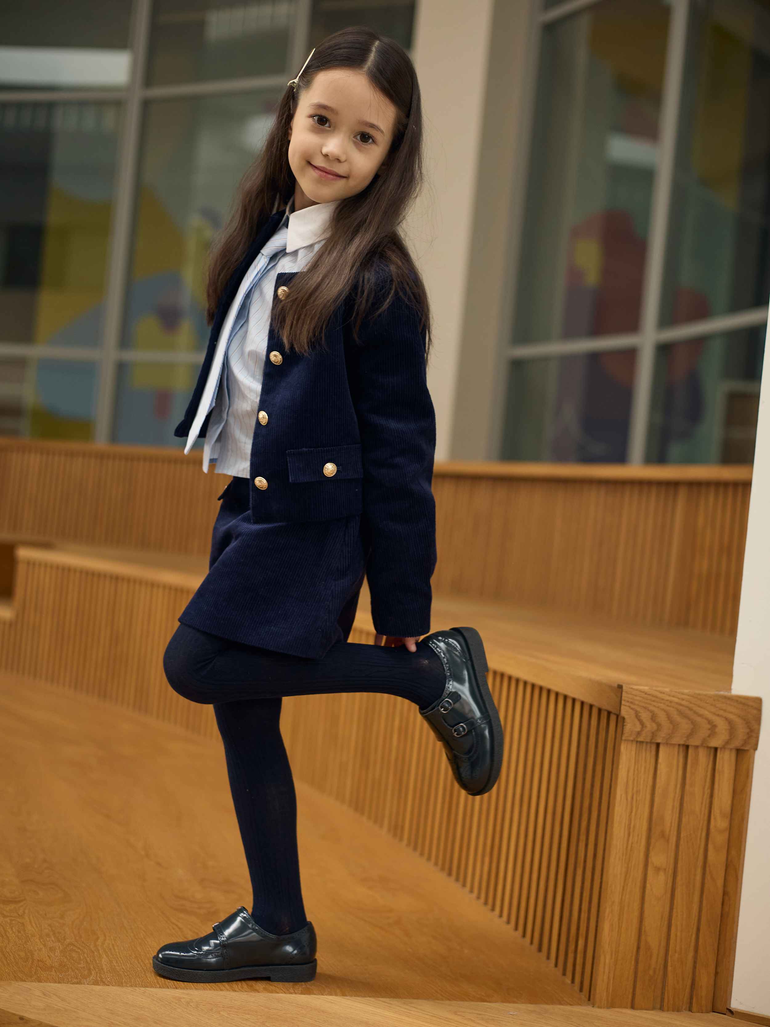 Колготки Peppy Woolton К202 темно-синий - фото 3