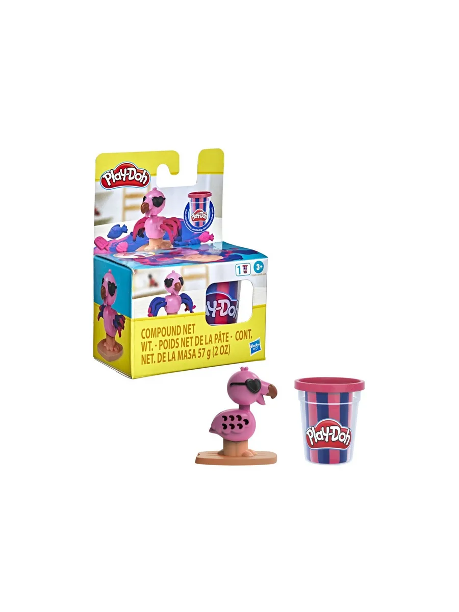 Масса для лепки Play-Doh Sun Fun Pals Забавные милашки 1 цв. - фото 1