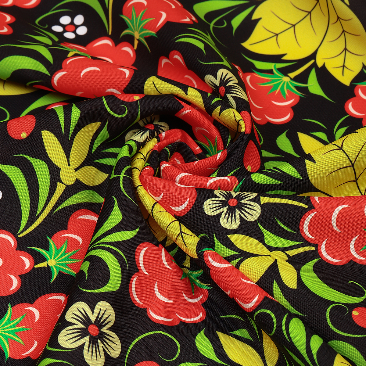 Ткань IDEAL Габардин 140 г/м² 100% пэ ширина 150 см цвет черный - фото 1