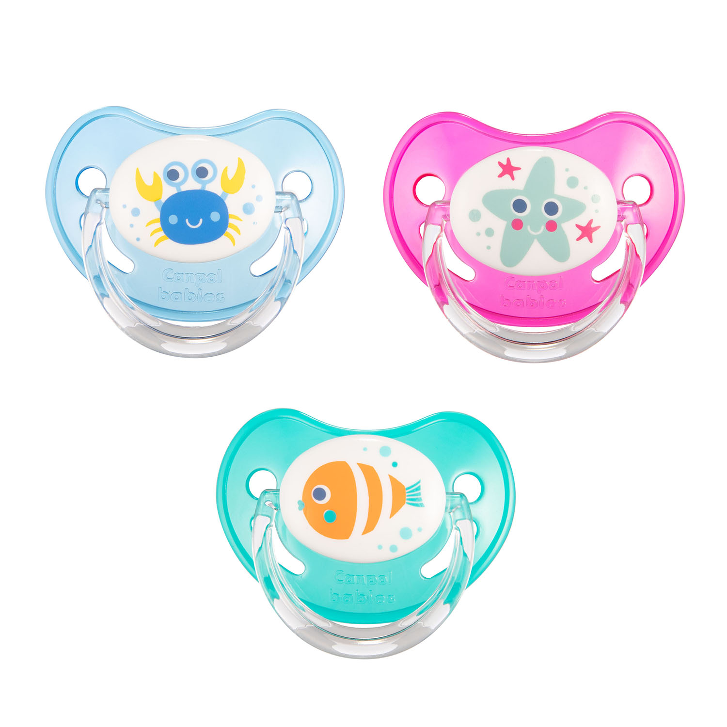 Пустышка Canpol Babies силикон анатомическая от 6 мес. в ассортименте - фото 1