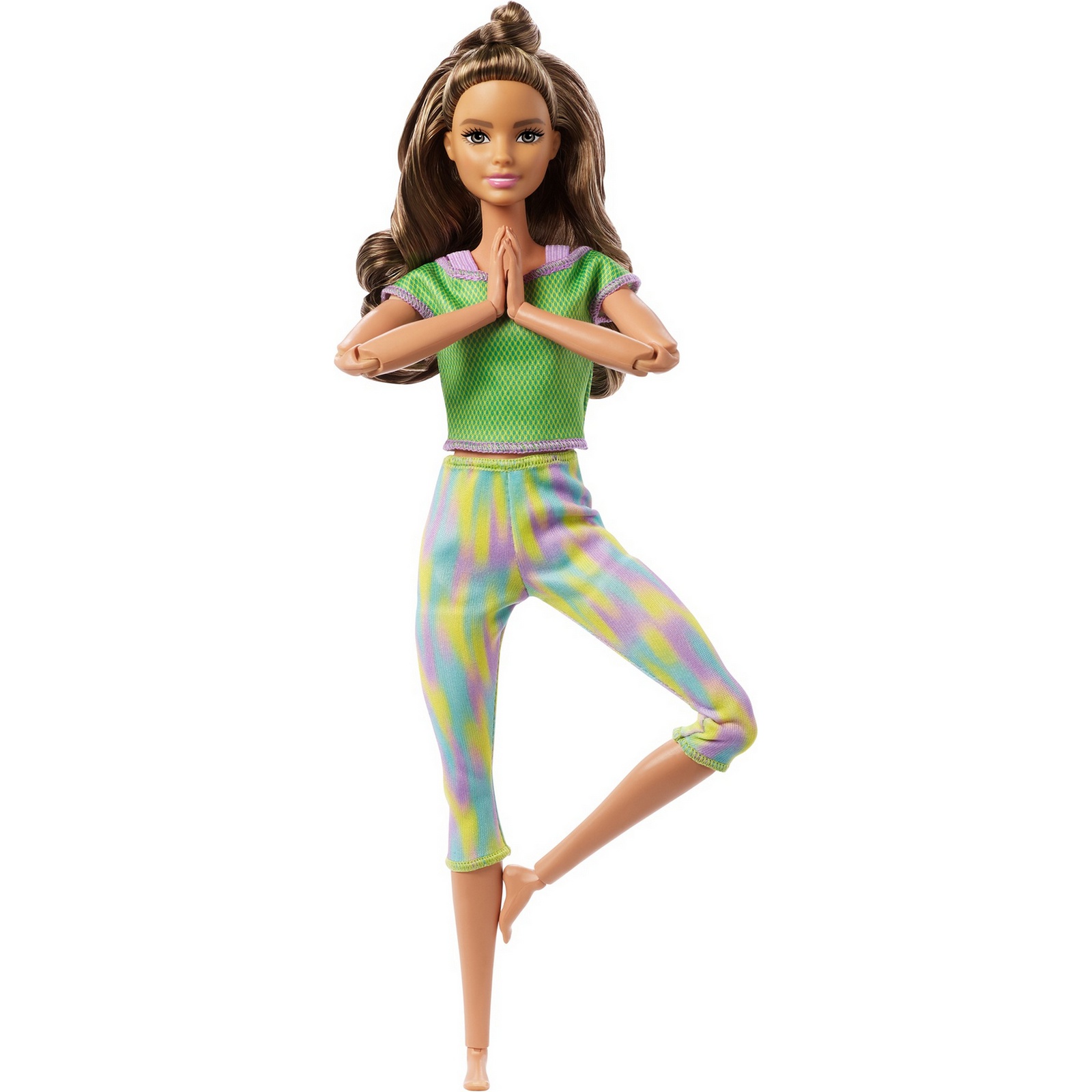 Кукла модельная Barbie Made to move Йога GXF05 - фото 1