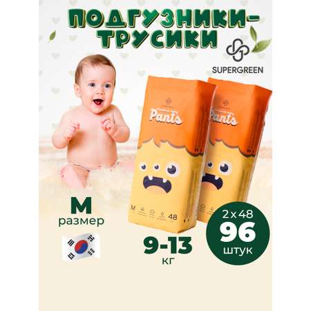 Трусики SUPERGREEN Premium M 96 шт.