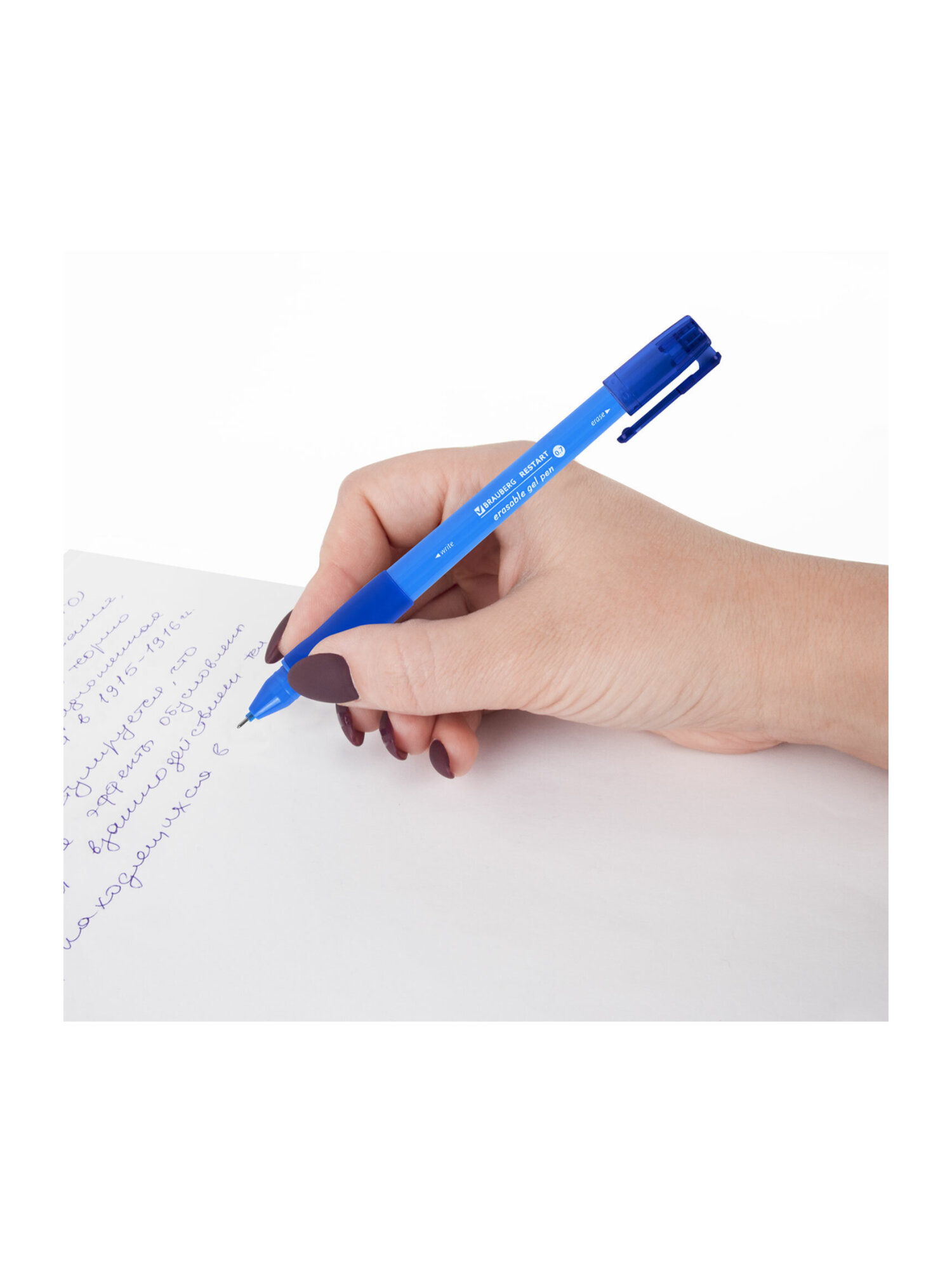 Ручка со стираемыми чернилами Brauberg 1 шт. - фото 13