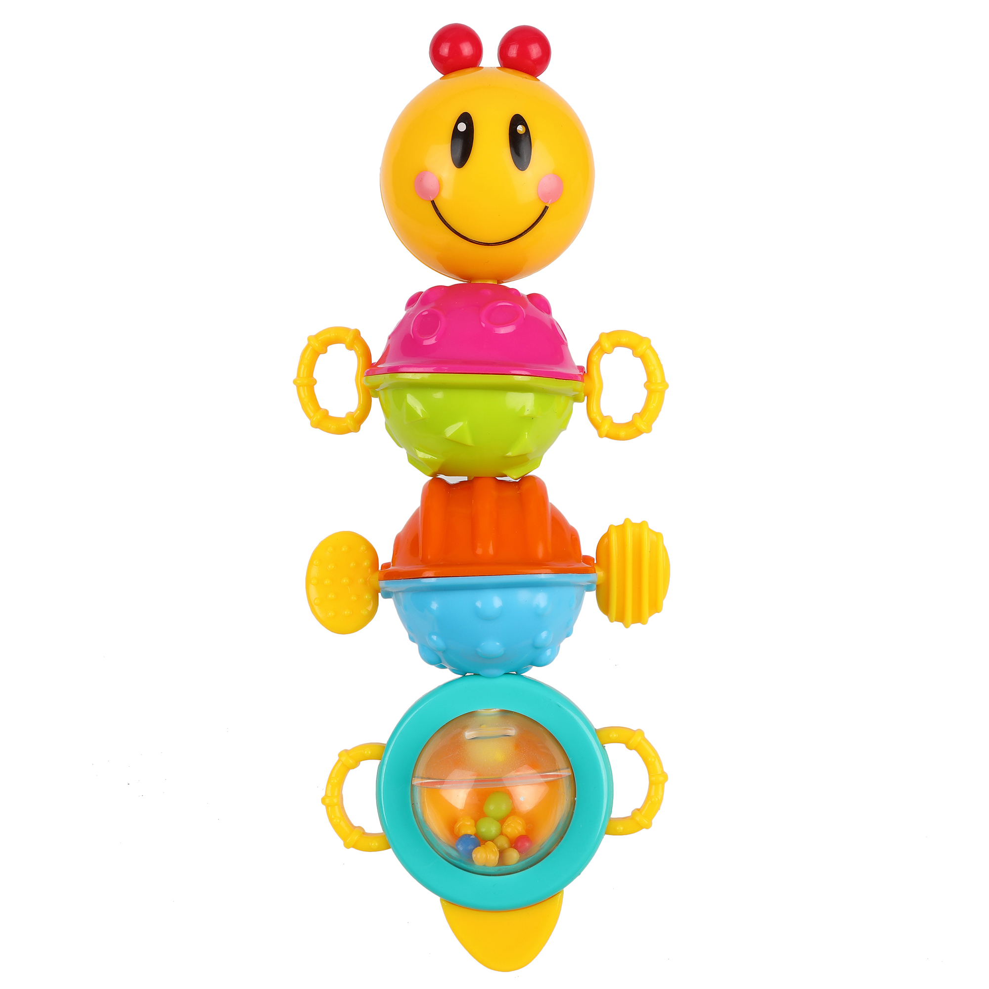Игрушка Жирафики погремушка Гусеница - фото 7