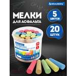 Мел сухой Brauberg 20 шт.