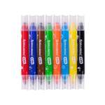 Фломастеры Brauberg двусторонние 8 цв.