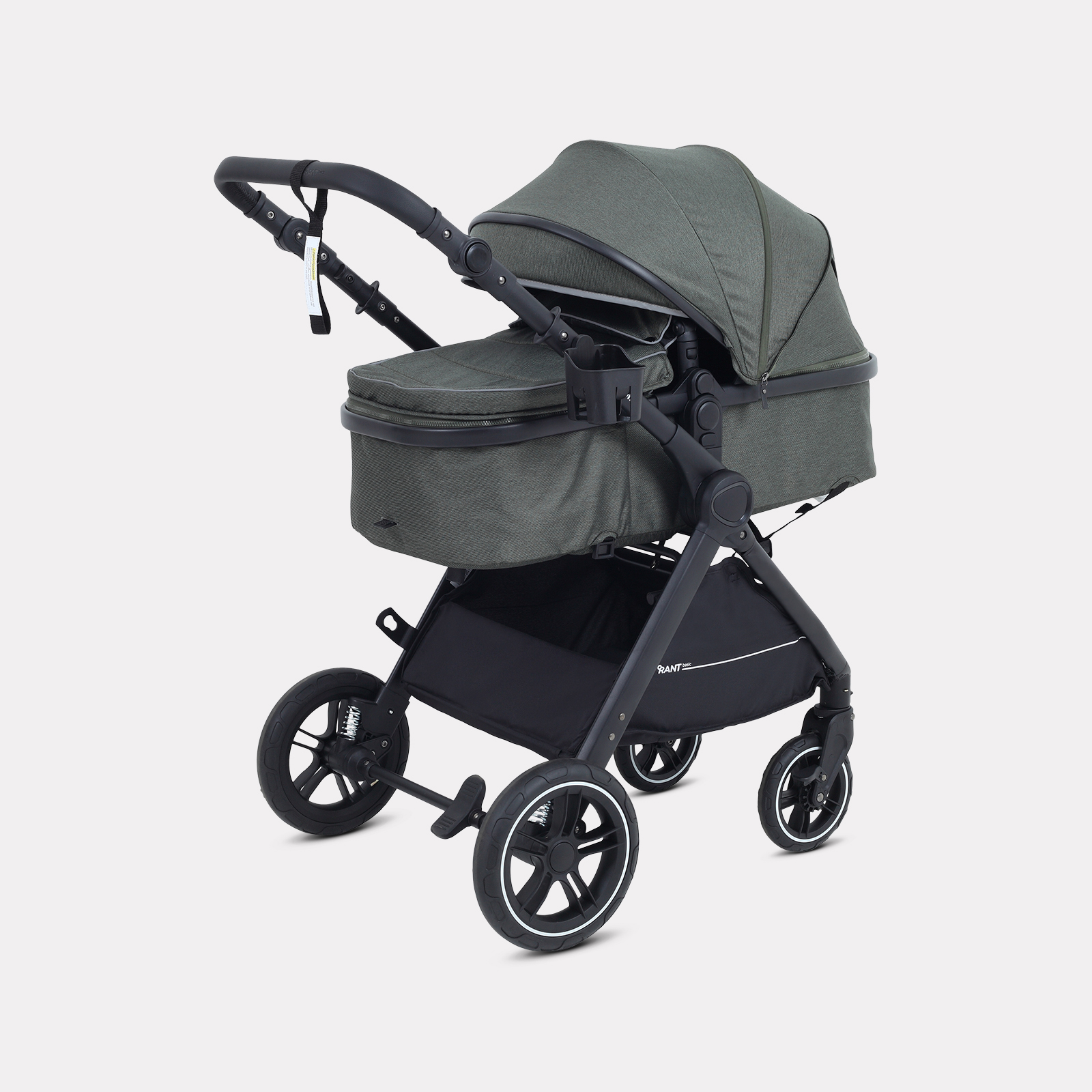 Коляска трансформер Rant Basic Roller 2в1, olive зеленый - фото 2