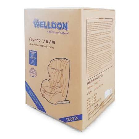 Автокресло Welldon 1/2/3 (9-36 кг)