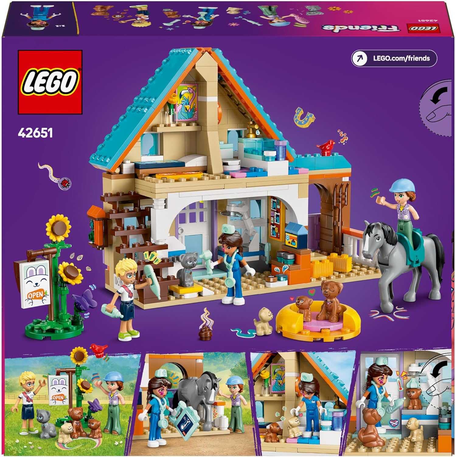 Конструктор LEGO Friends Ветеринарная клиника 428 дет. - фото 6
