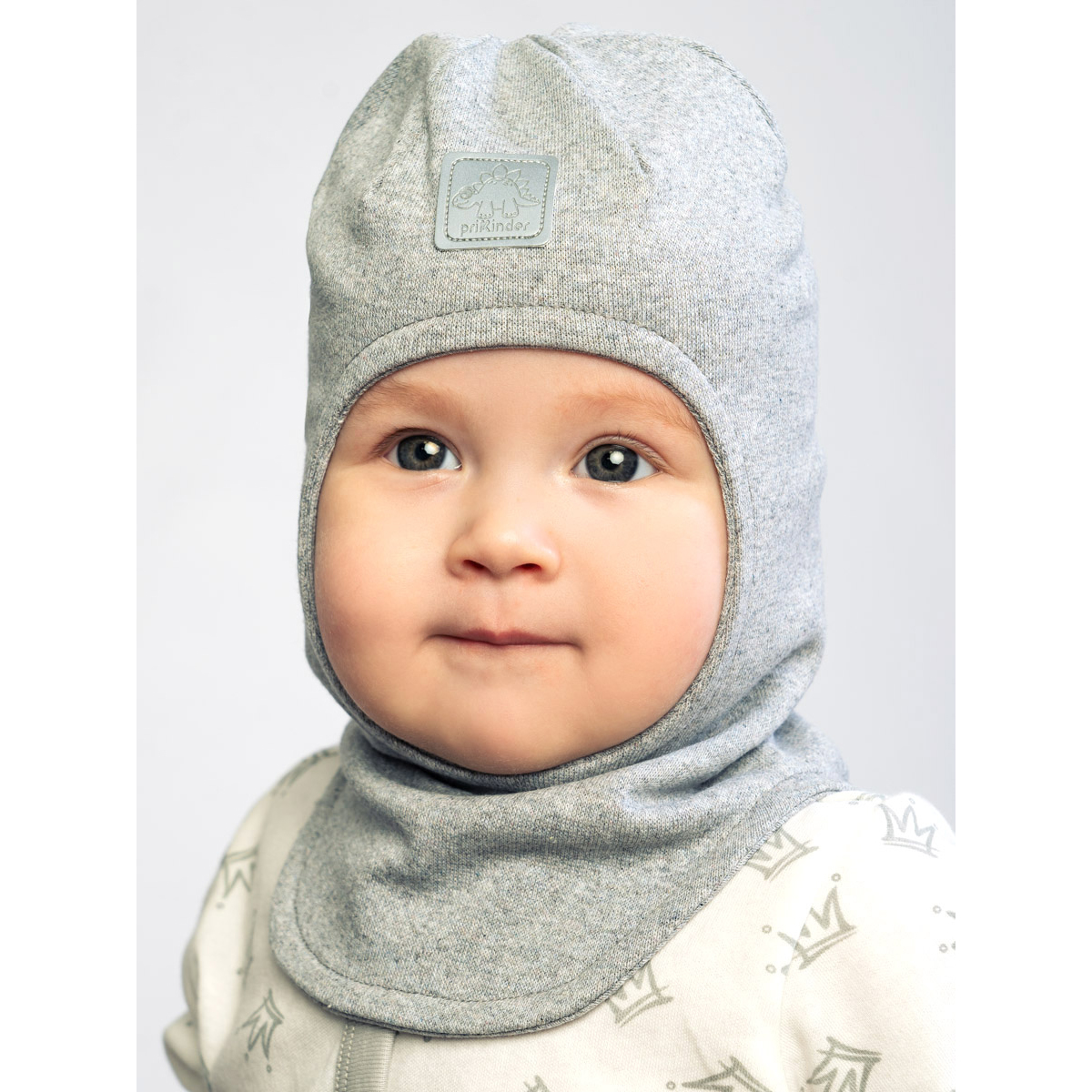 Шапка ПриКиндер G-Sp21807 Цвет Серый меланж - фото 1