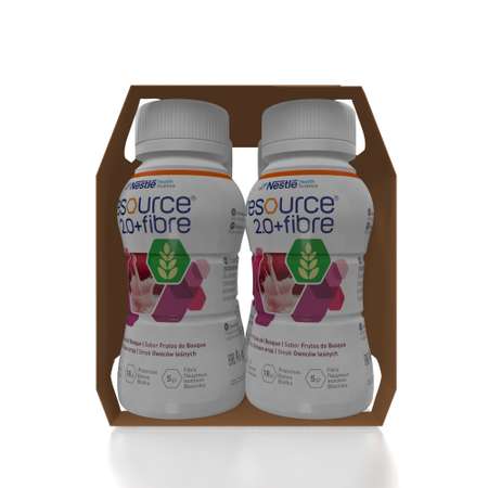 Смесь Nestle Resource 2+Fibre лесная ягода 0.2л