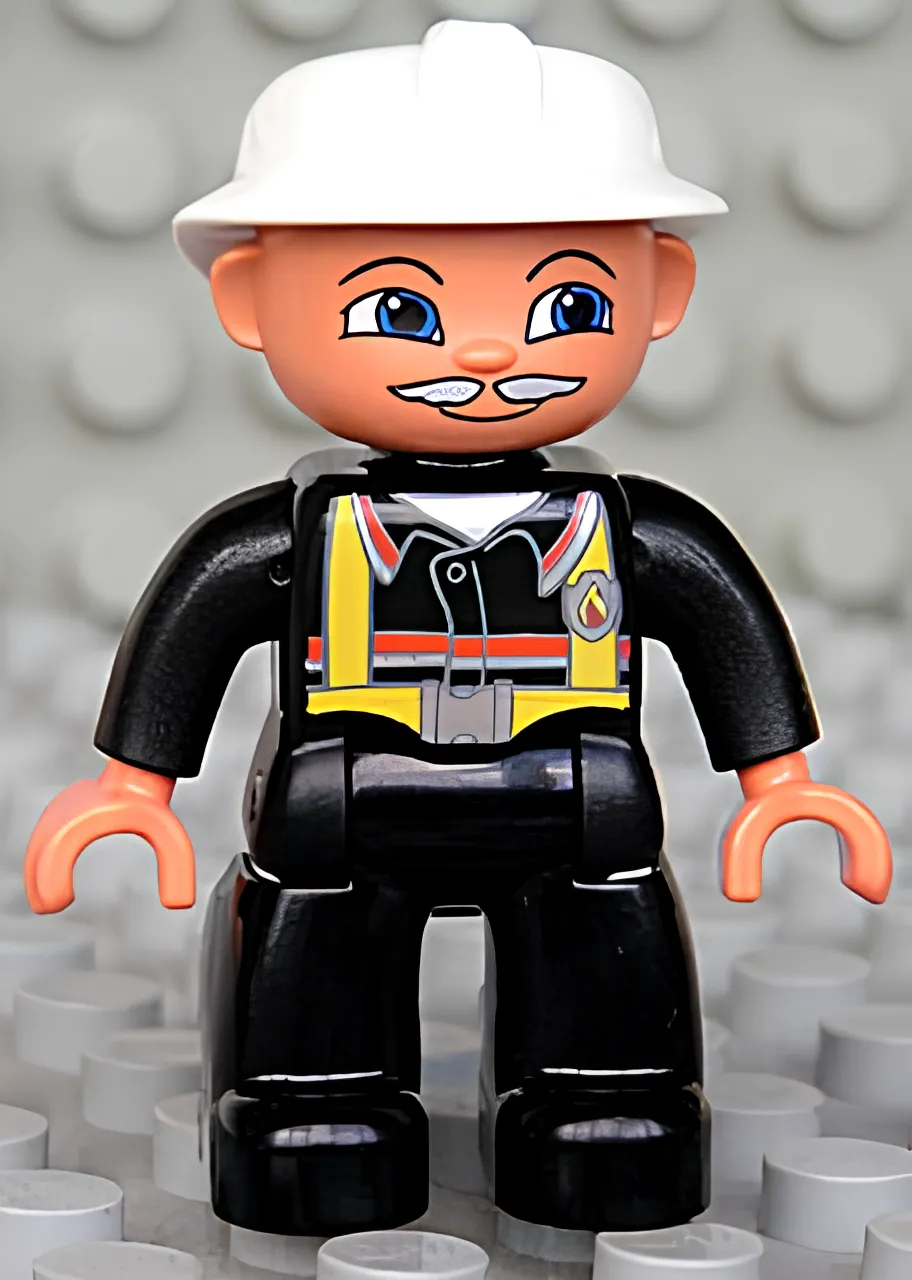 Фигурка LEGO Duplo 47394pb061 Командир - фото 1