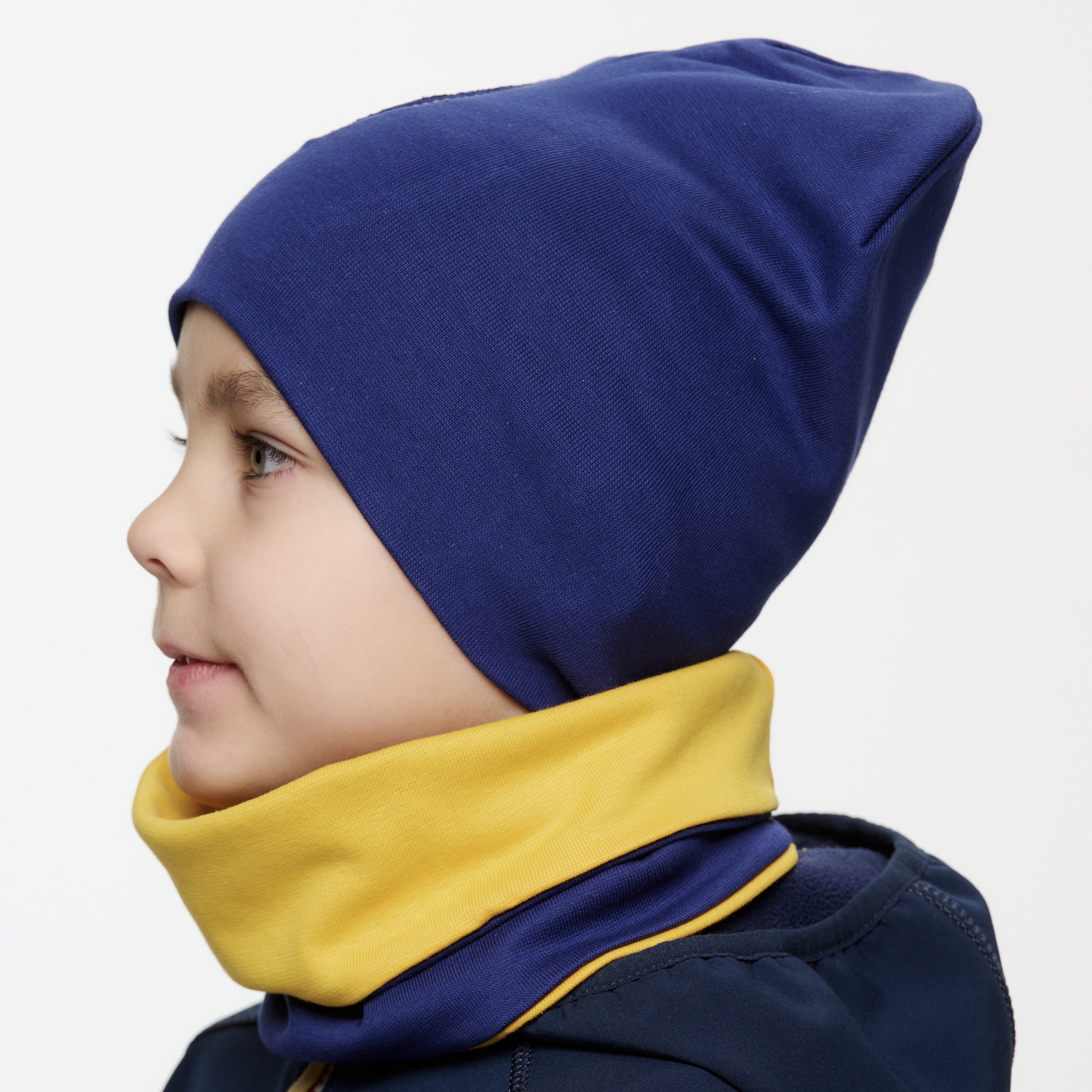 Шапка и снуд KUBRIO KU-H-08-F-na-yellow - фото 5