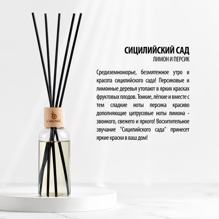 Ароматизатор для дома CAROMIC сицилийский сад 100 мл