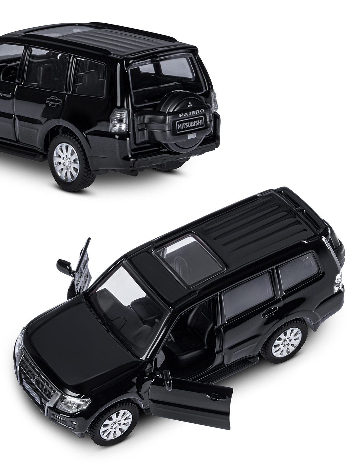 Внедорожник АВТОпанорама Mitsubishi Pajero 4WD Turbo 1:43 JB1251429 - фото 9