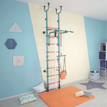 Детский спортивный комплекс Polini kids Sport Active комбинированный Бирюзовый